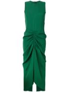 Joseph Sleeveless Ruched Dress - Green