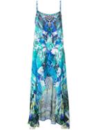 Camilla Multi-print Maxi Dress - Blue