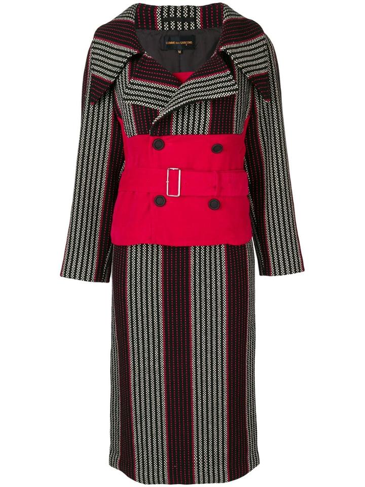 Comme Des Garçons Vintage Slim Midi Dress & Jacket - Black