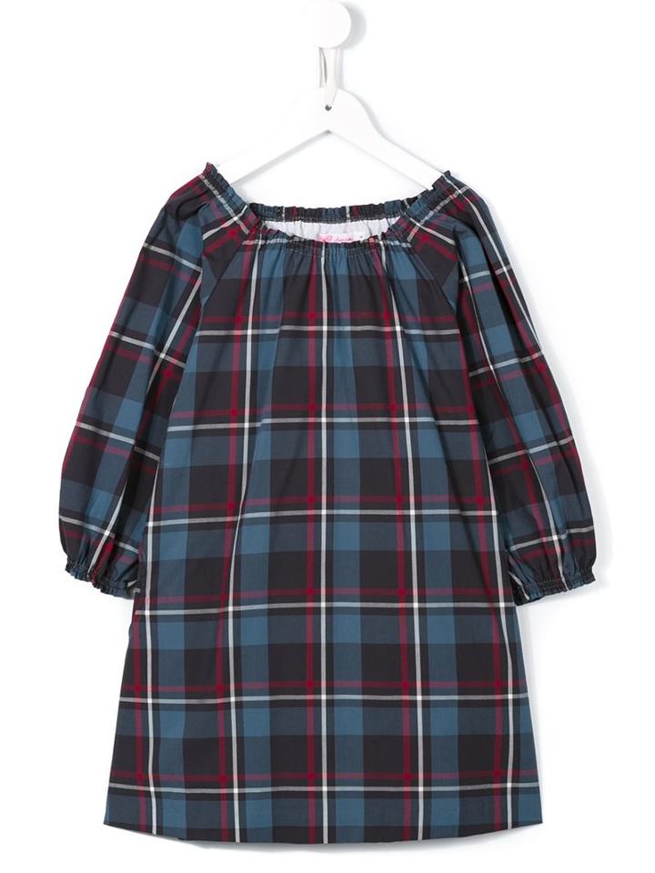 Amaia Checked Dress, Girl's, Size: 8 Yrs, Grey