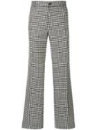 Dolce & Gabbana Houndstooth Tailored Trousers - White