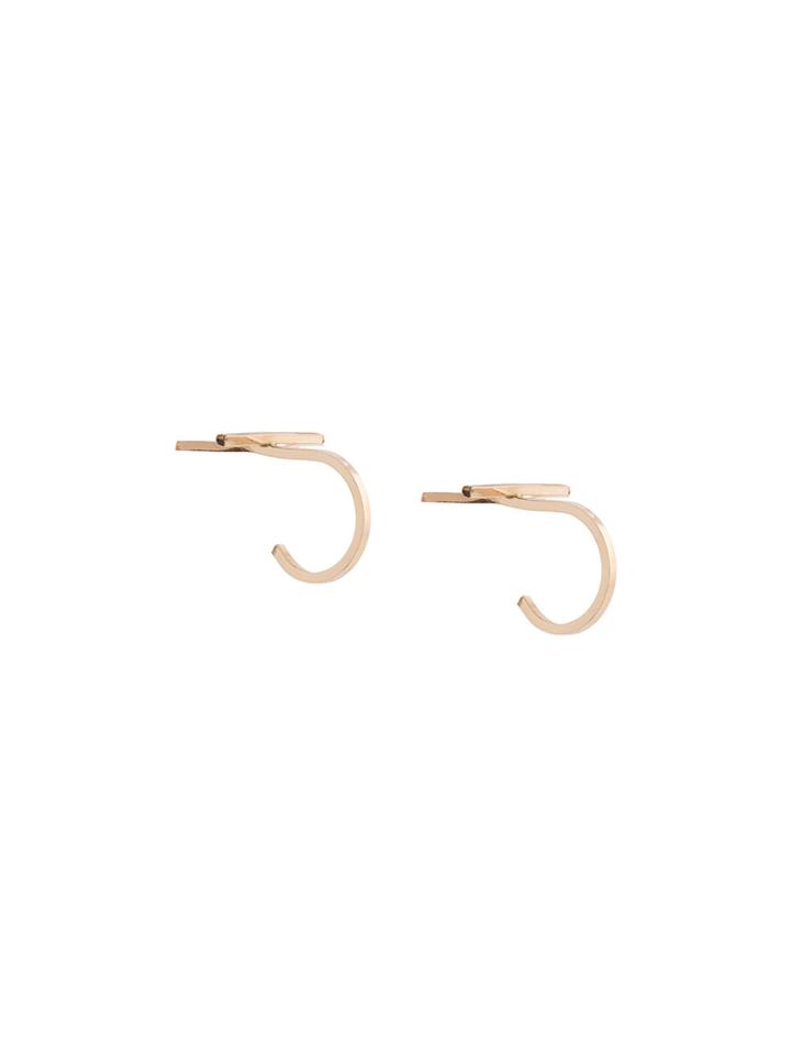 By Boe Bar And Hoop Earrings - Metallic