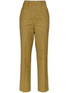 Racil Roy Gingham Trousers - Yellow