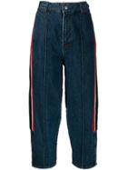 Yohji Yamamoto Pre-owned '2000s Cropped Jeans - Blue