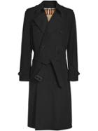 Burberry The Long Kensington Heritage Trench Coat - Black