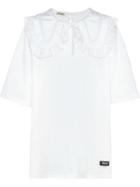 Miu Miu Ruffled Collar Blouse - White