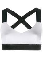 No Ka' Oi Colour Block Cropped Top - Grey