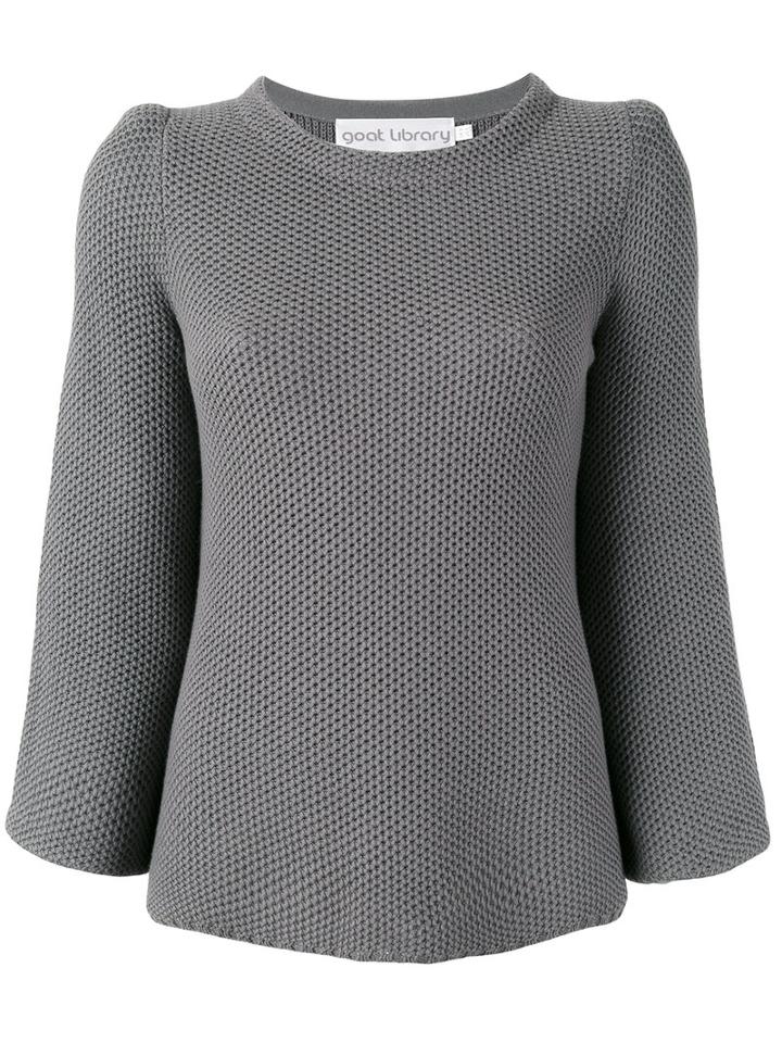 Goat Dot Jumper, Women's, Size: 8, Grey, Cotton