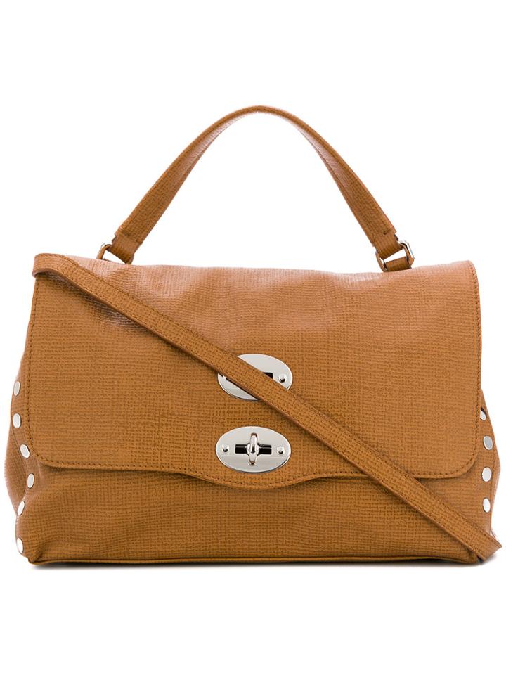 Zanellato Side Stud Satchel - Nude & Neutrals