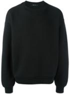 T By Alexander Wang Oversized Sweatshirt, Men's, Size: Medium, Black, Cotton/polyester