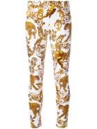 Philipp Plein Sasha Jogging Trousers, Women's, Size: Medium, White, Cotton/spandex/elastane