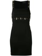 Philipp Plein Eyelet Mini Dress - Black