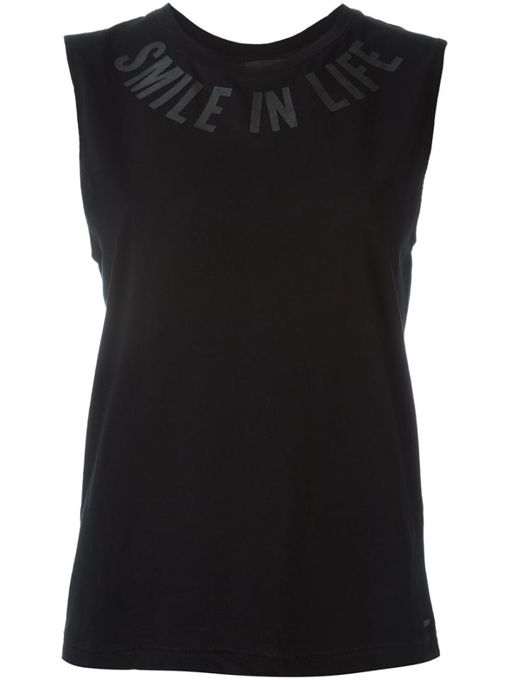 Diesel 't-winy' Tank Top, Women's, Size: Large, Black, Cotton