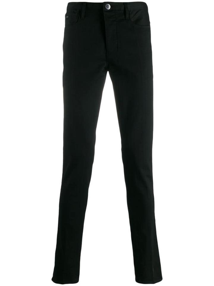 Emporio Armani Slim-fit J11 Jeans - Black