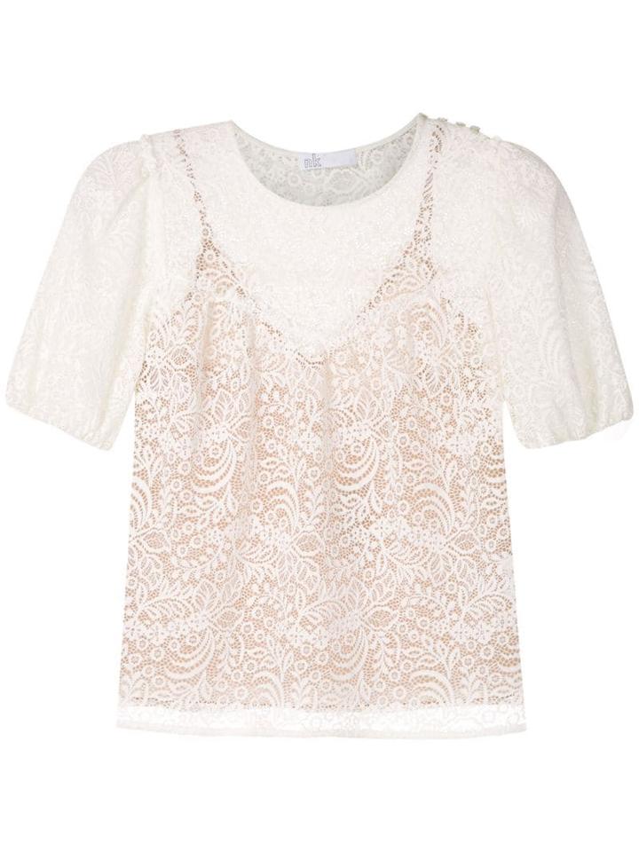 Nk Ariel Lace Blouse - White