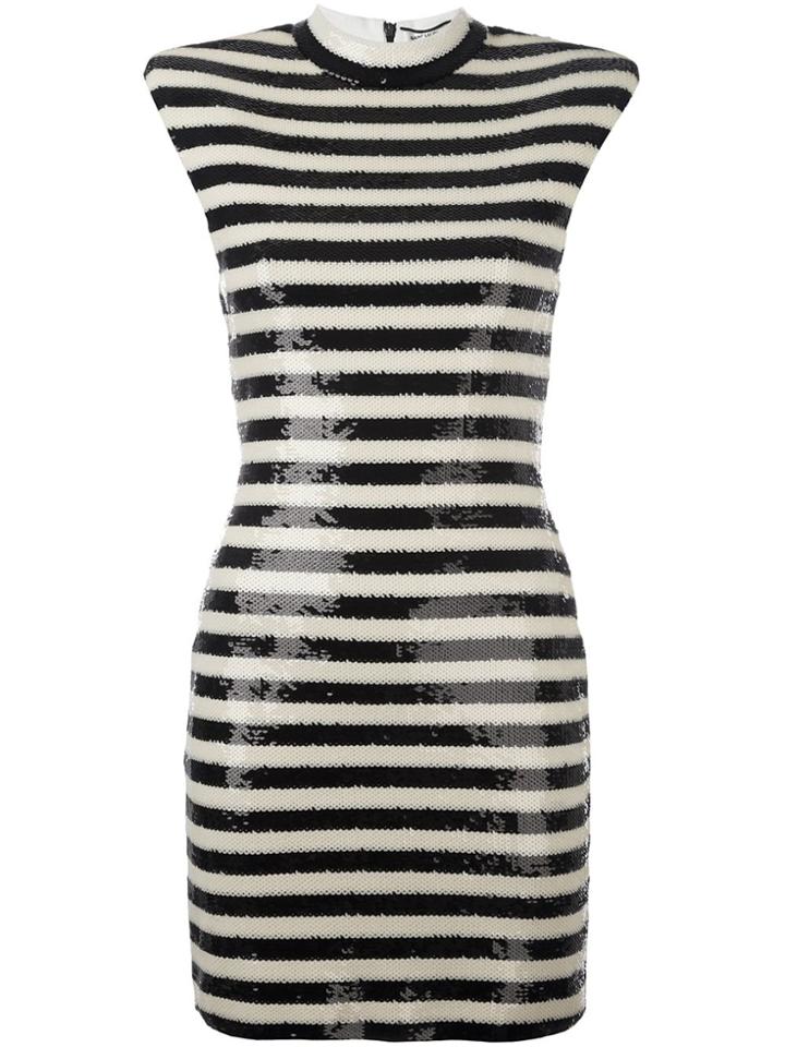 Saint Laurent Punk Sleeveless Dress - Black