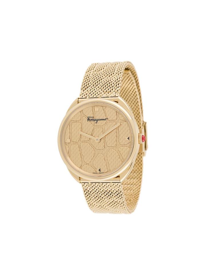 Salvatore Ferragamo Watches Cuir 34mm Watch - Gold