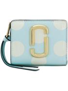 Marc Jacobs Polka Dot Mini Compact Wallet - Green