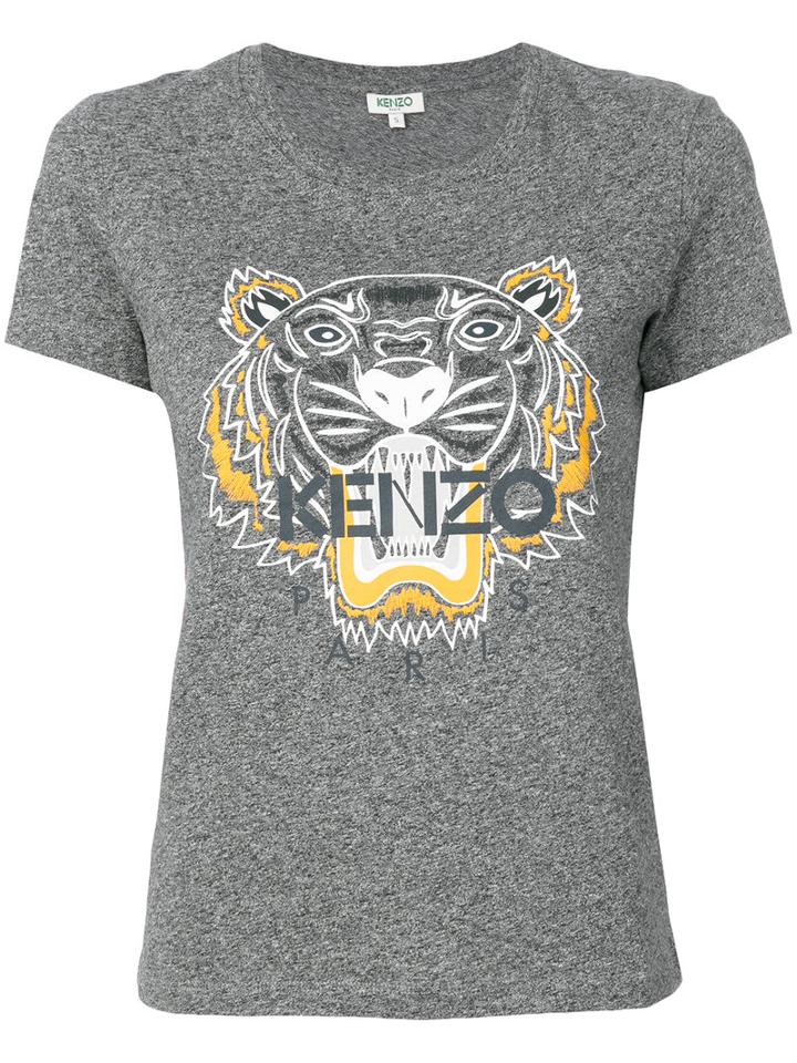 Kenzo - Tiger T-shirt - Women - Cotton - S, Grey, Cotton