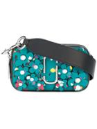 Marc Jacobs 3d Painted Flowers Snapshot Small Camera Bag - Black
