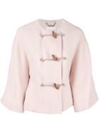 Chloé Cape Sleeve Jacket, Women's, Size: 40, Nude/neutrals, Polyamide/virgin Wool