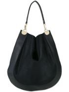 Diane Von Furstenberg - Chain Detail Shoulder Bag - Women - Calf Hair - One Size, Black, Calf Hair