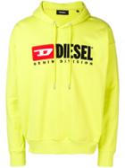 Diesel 90s Logo Hoodie - Yellow