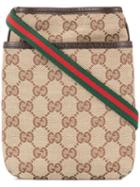 Gucci Pre-owned Gg Shelly Line Crossbody Shoulder Pochette - Brown