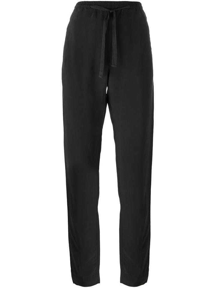 Humanoid Drawstring Waist Straight Trousers