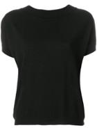 Blugirl Draped Back Tee - Black