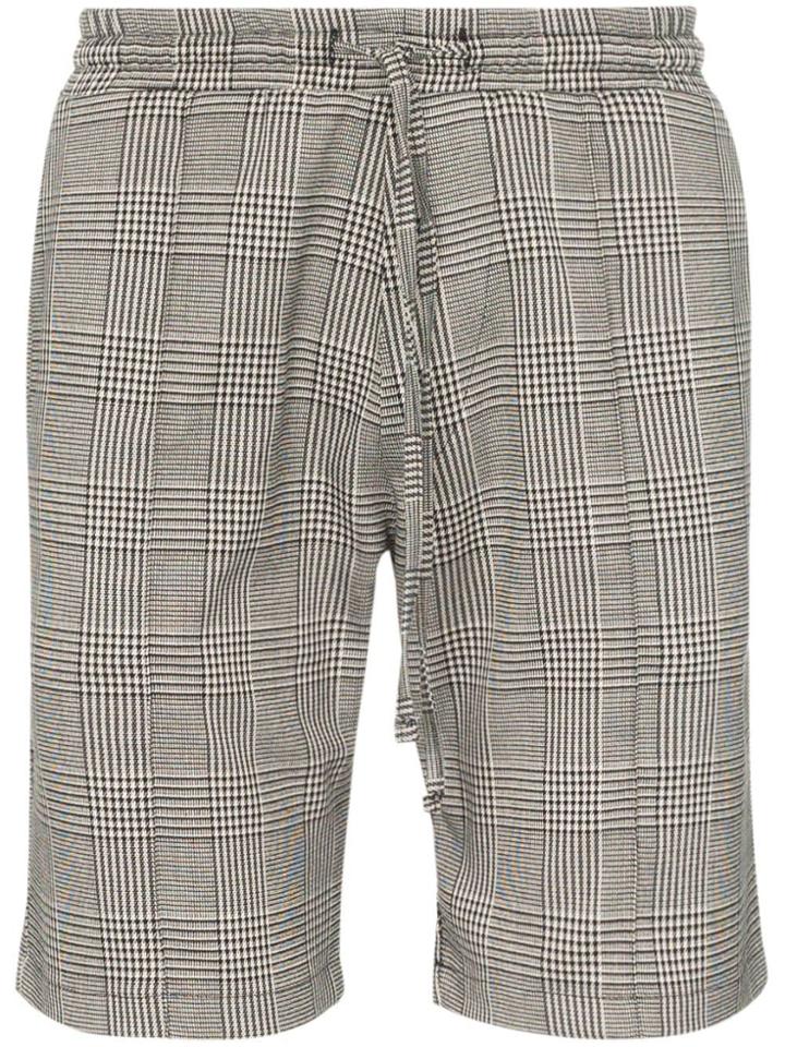 Prevu Silvertone Checked Shorts - Grey