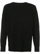 The Elder Statesman Simple Jumper - Black