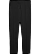 Burberry Front Pleat Trousers - Black