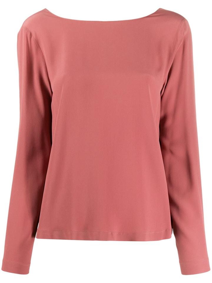 Semicouture Button Detail Blouse - Pink