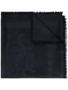 Salvatore Ferragamo Gancio Monogram Scarf - Black