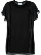 3.1 Phillip Lim Sheer Panel Top