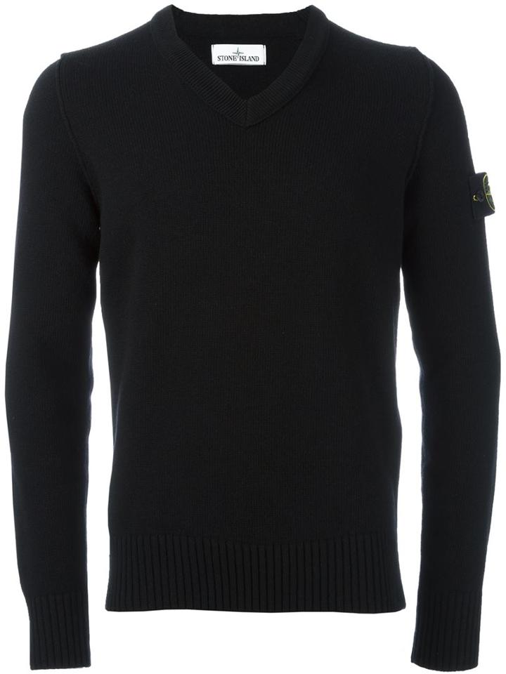Stone Island V Neck Jumper