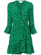 Tanya Taylor Printed Wrap Dress - Green