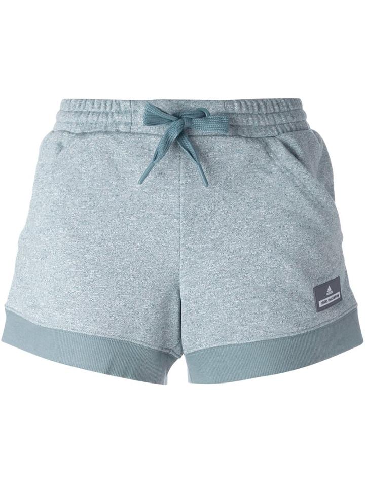Adidas By Stella Mccartney 'essentials' Shorts, Women's, Size: Small, Blue, Organic Cotton/recycled Polyester