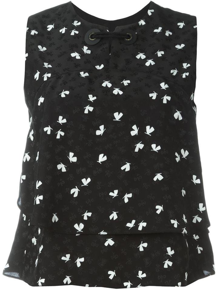 Emporio Armani Printed Layered Tank Top