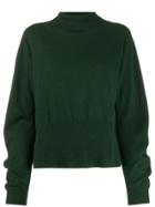 Fabiana Filippi Roll-neck Deep-hem Jumper - Green