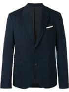 Neil Barrett Denim Blazer, Men's, Size: 50, Blue, Cotton/polyester/virgin Wool