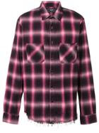 Amiri Checked Button Down Shirt - Pink