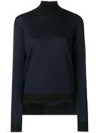 Golden Goose Deluxe Brand Ribbed Turtle Neck Jumper - Blue