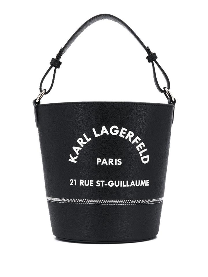 Karl Lagerfeld Rue St Guillaume Bucket - Black
