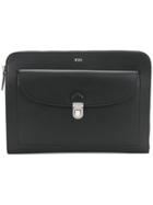 Tod's Front Pocket Clutch - Black