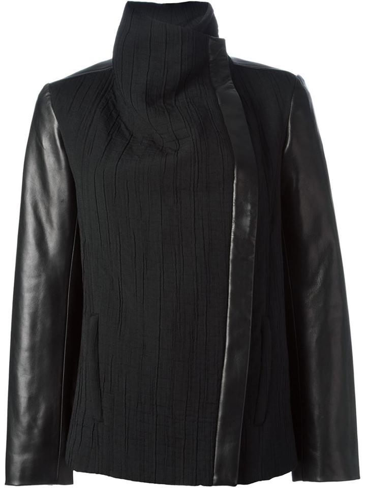 Helmut Lang 'blizzard' Jacket, Women's, Size: Xs, Black, Cotton/leather/polyester