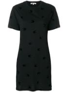 Mcq Alexander Mcqueen Swallow T-shirt Dress - Black