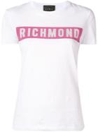 John Richmond Logo Studded Print T-shirt - White