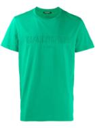 Balmain Logo Embossed T-shirt - Green